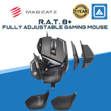 Mad Catz The Authentic R.A.T. 8+ Optical Gaming Mouse, 16000DPI-Black