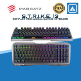 Mad Catz S.T.R.I.K.E. 13 Compact RGB Mechanical Gaming Keyboard