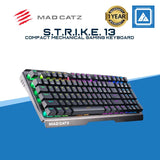 Mad Catz S.T.R.I.K.E. 13 Compact RGB Mechanical Gaming Keyboard