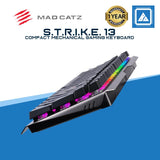 Mad Catz S.T.R.I.K.E. 13 Compact RGB Mechanical Gaming Keyboard
