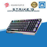 Mad Catz S.T.R.I.K.E. 13 Compact RGB Mechanical Gaming Keyboard