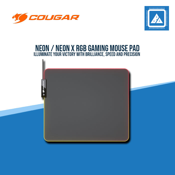 COUGAR NEON | NEON X RGB MOUSE PAD 350*300*4MM/800*300*4MM