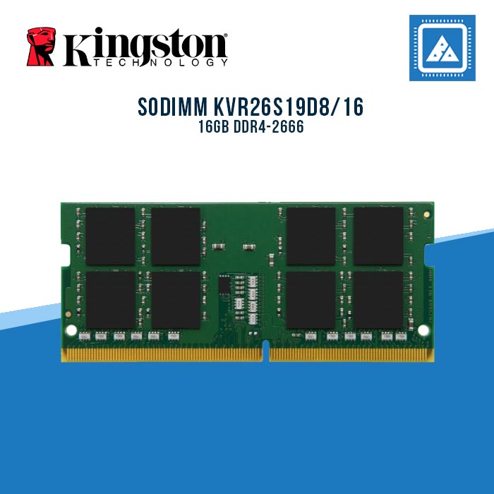 KINGSTON SODIMM KVR26S19D8 16/16GB DDR4-2666
