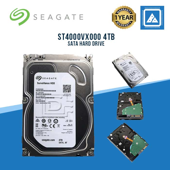 Seagate ST4000VX000 4TB SATA Surveillance Hard Drive