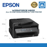 Epson Workforce M200 All-in-One, Monochrome Ink Tank Printer
