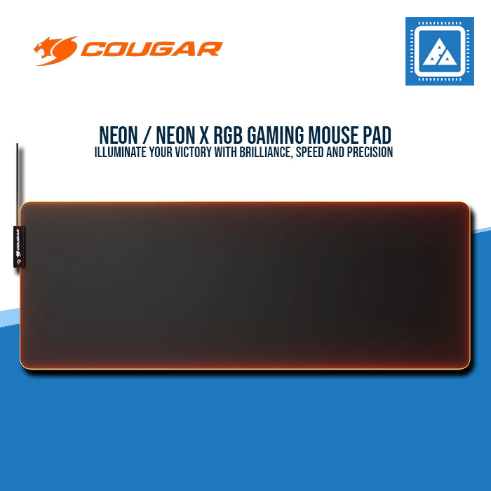 COUGAR NEON | NEON X RGB MOUSE PAD 350*300*4MM/800*300*4MM
