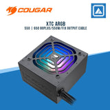 COUGAR PSU XTC550 | XTC650 ARGB 80PLUS/550W/FIX OUTPUT CABLE
