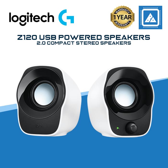 LOGITECH Z120 USB POWERED 2.0 STEREO SPEAKER