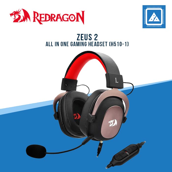 REDRAGON ZEUS 2 ALL IN ONE GAMING HEADSET (H510-1)