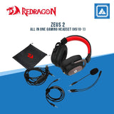 REDRAGON ZEUS 2 ALL IN ONE GAMING HEADSET (H510-1)