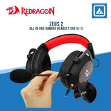 REDRAGON ZEUS 2 ALL IN ONE GAMING HEADSET (H510-1)