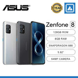 ASUS ZENFONE 8 5.92" 8GB/128GB DUAL SIM (SILVER)