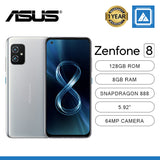 ASUS ZENFONE 8 5.92" 8GB/128GB DUAL SIM (SILVER)
