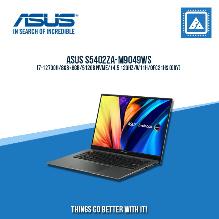 ASUS S5402ZA-M9049WS I7-12700H | Best for Students and Freelancers Laptop