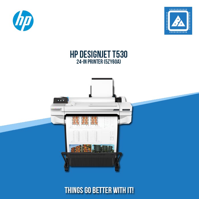 HP DESIGNJET T530 24-IN PRINTER (5ZY60A)