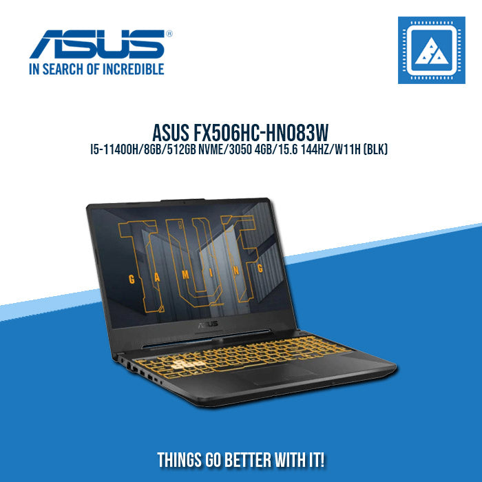 Asus TUF GAMING F15 FX506HC-HN083W I5-11400H/8GB/512GB NVME/3050 4GB | BEST FOR GAMING AND AUTOCAD LAPTOP
