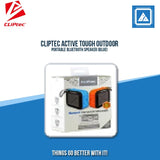 CLIPTEC ACTIVE TOUGH OUTDOOR PORTABLE BLUETOOTH SPEAKER (BLUE)