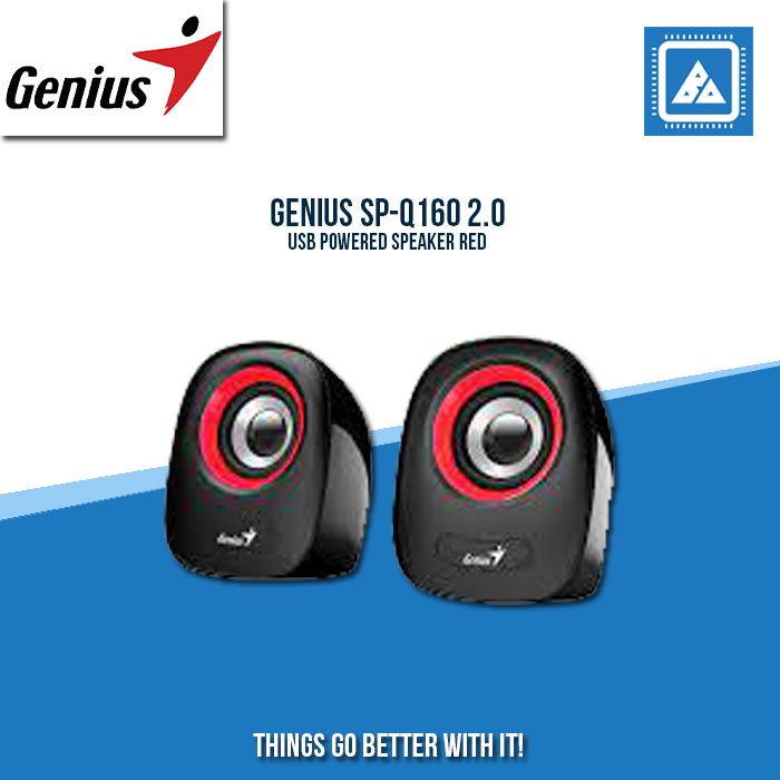 GENIUS SP-Q160 2.0 USB POWERED SPEAKER RED