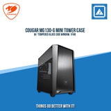 COUGAR MG130-G MINI TOWER CASE W/ TEMPERED GLASS SIDE WINDOW, 1FAN