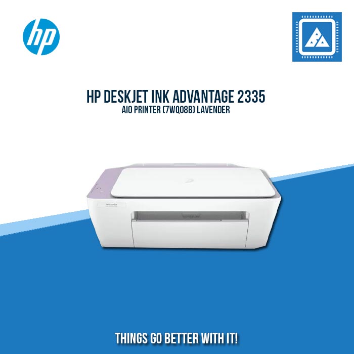 HP DESKJET INK ADVANTAGE 2335 AIO PRINTER (7WQ08B) LAVENDER