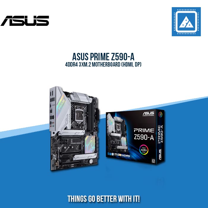 ASUS PRIME Z590-A 4DDR4 3XM.2 MOTHERBOARD (HDMI, DP)