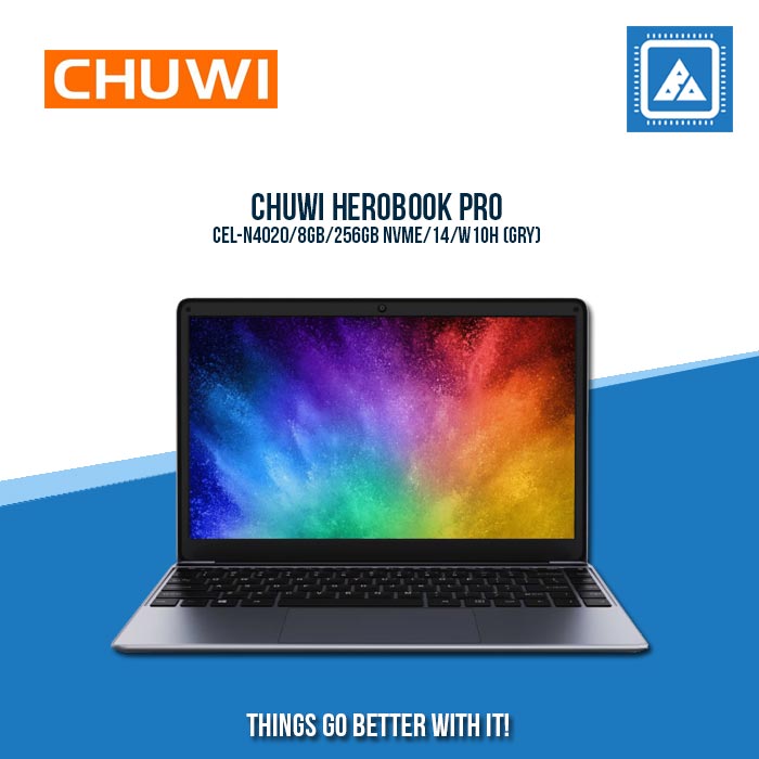 CHUWI HEROBOOK PRO CEL-N4020/8GB/256GB NVME | BEST FOR STUDENTS LAPTOP
