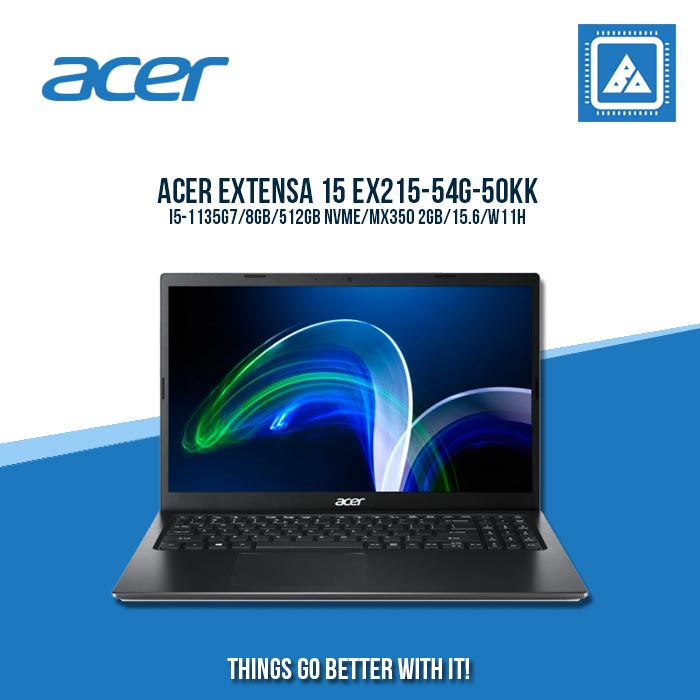 ACER EXTENSA 15 EX215-54G-50KK i5-1135G7/8GB/512GB NVME/MX350 2GB | BEST FOR STUDENTS AND FREELANCERS LAPTOP