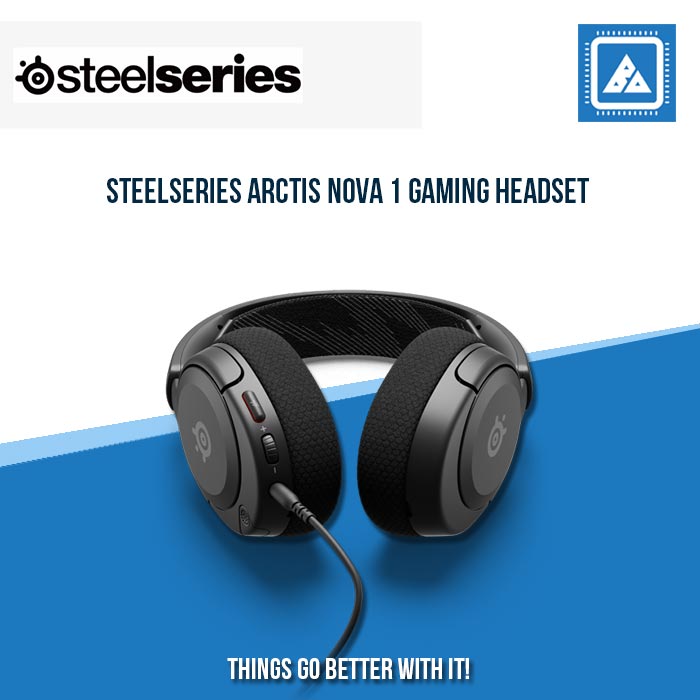 STEELSERIES ARCTIS NOVA 1 GAMING HEADSET (BLACK)