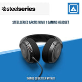 STEELSERIES ARCTIS NOVA 1 GAMING HEADSET (BLACK)