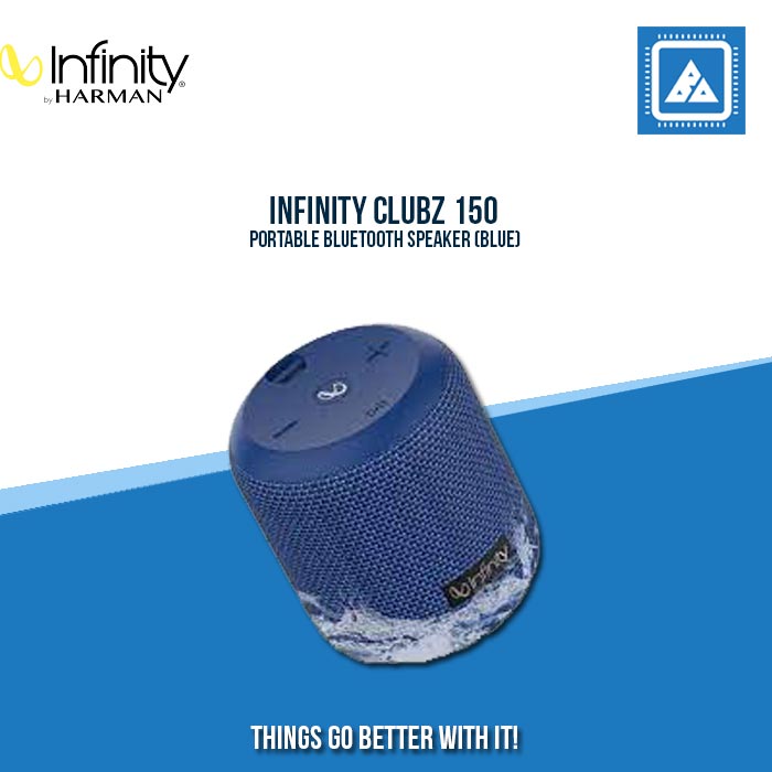 INFINITY CLUBZ 150 PORTABLE BLUETOOTH SPEAKER (BLUE)