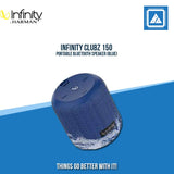 INFINITY CLUBZ 150 PORTABLE BLUETOOTH SPEAKER (BLUE)