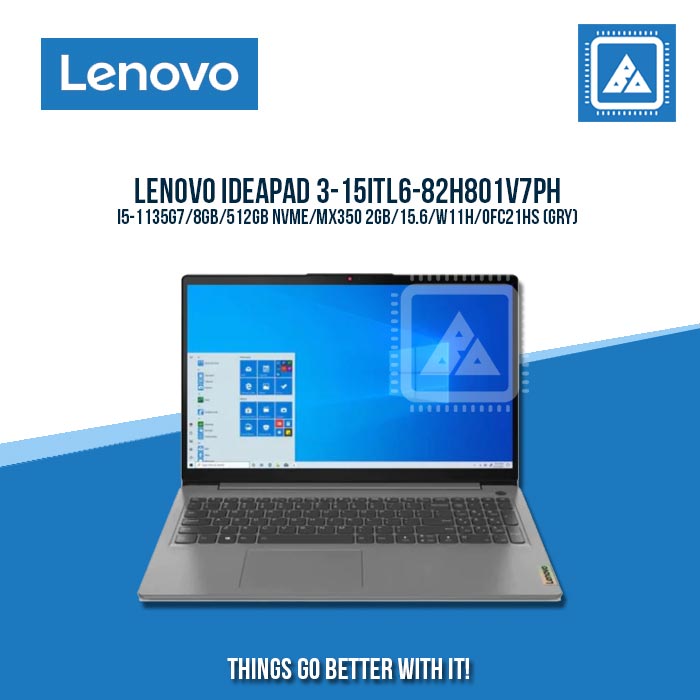 Lenovo Ideapad 3 82H801V7PH | Best for Students and Freelancers Laptop