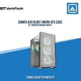 DARKFLASH DLM21 MICRO ATX CASE W/ TEMPERED WINDOW (WHITE)