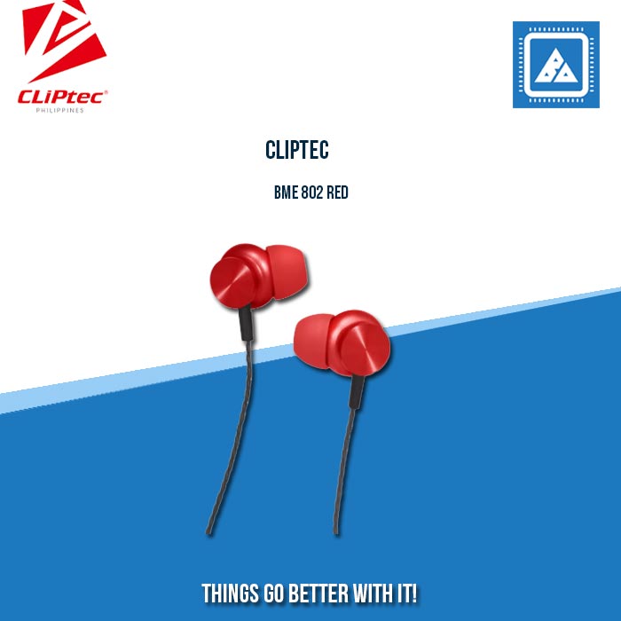 CLIPTEC BME 802 RED HEADSET