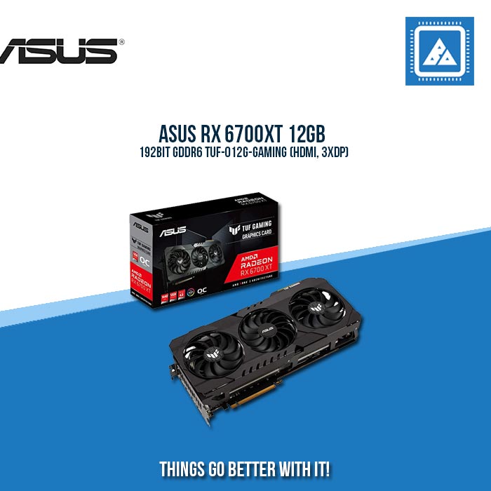 ASUS RX 6700XT 12GB 192BIT GDDR6 TUF-O12G-GAMING (HDMI, 3XDP)