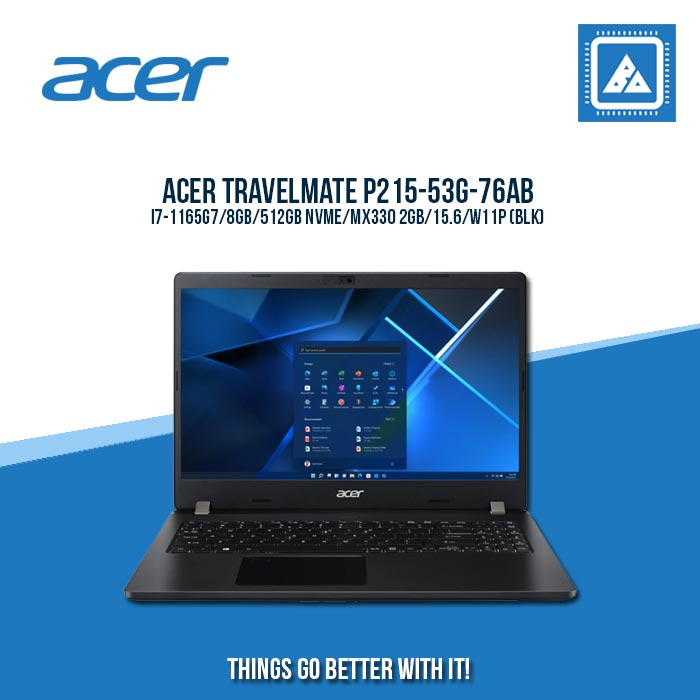 ACER TRAVELMATE P215-53G-76AB I7-1165G7 | Best for Students and Freelancers Laptop