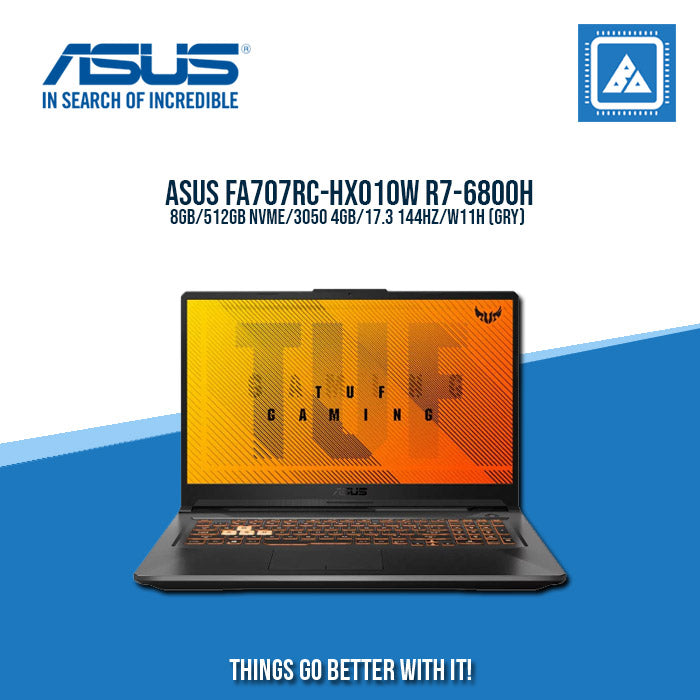 ASUS FA707RC-HX010W R7-6800H  | Gaming Laptop And AutoCAD Users