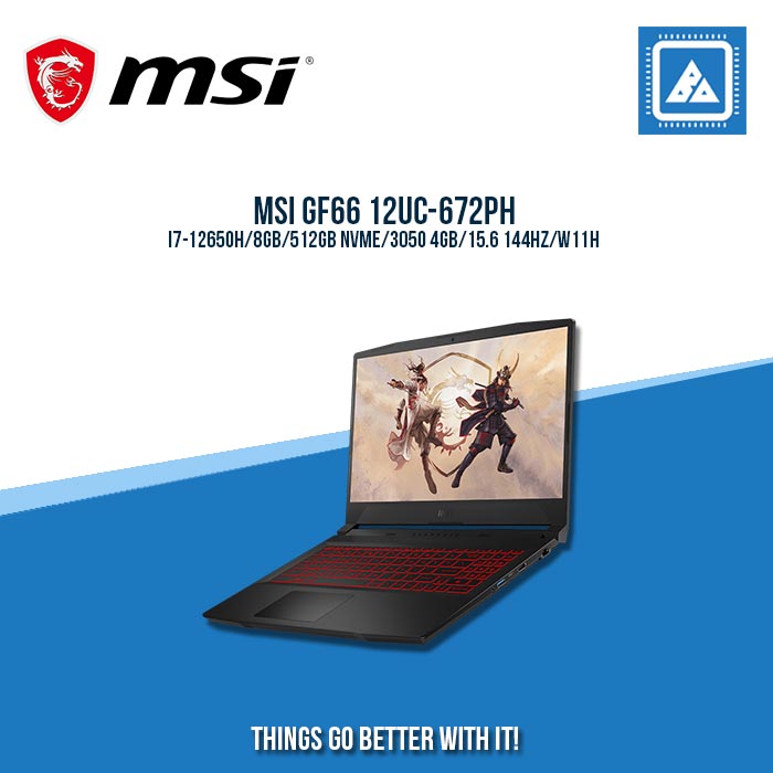 MSI GF66 12UC-672PH I7-12650H | Gaming Laptop And AutoCAD Users