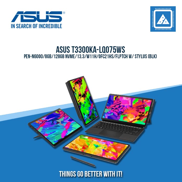 ASUS T3300KA-LQ075WS PEN-N6000 | Best for Students Laptop