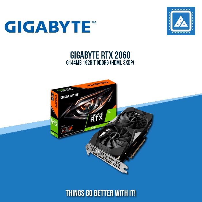 GIGABYTE RTX 2060 6144MB 192BIT GDDR6 (HDMI, 3XDP)