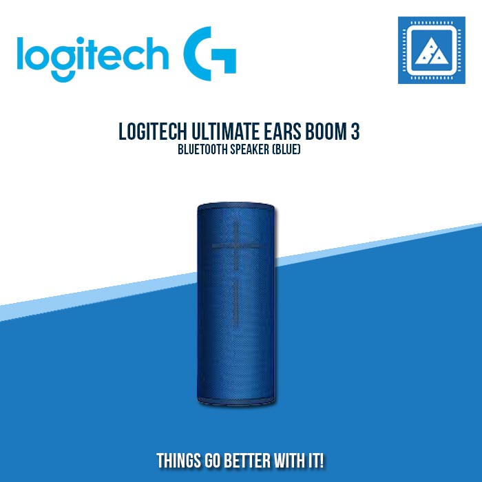 LOGITECH ULTIMATE EARS BOOM 3 BLUETOOTH SPEAKER (BLUE)