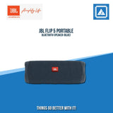 JBL FLIP 5 PORTABLE BLUETOOTH SPEAKER (BLUE)