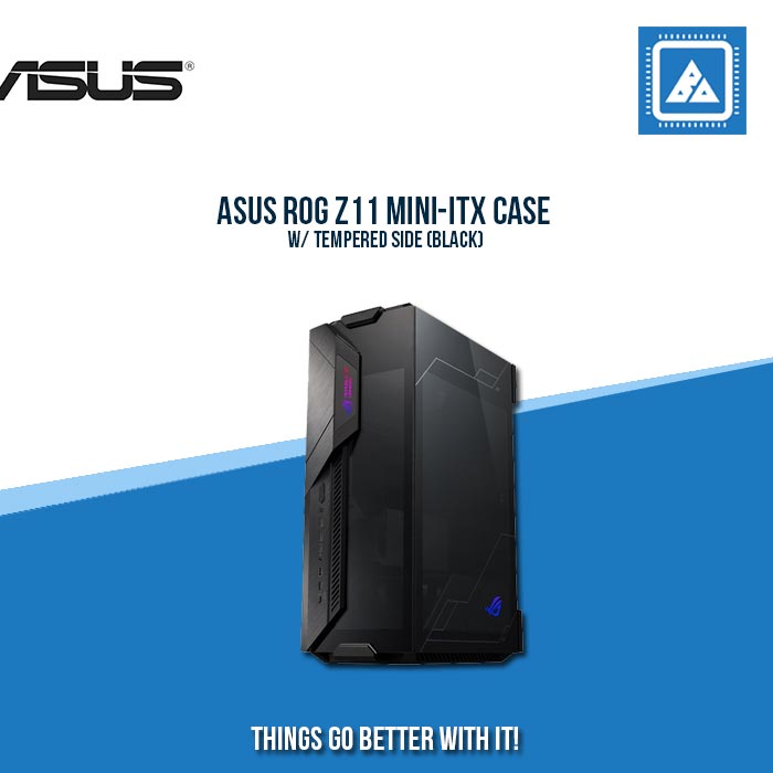 ASUS ROG Z11 MINI-ITX CASE W/ TEMPERED SIDE (BLACK)