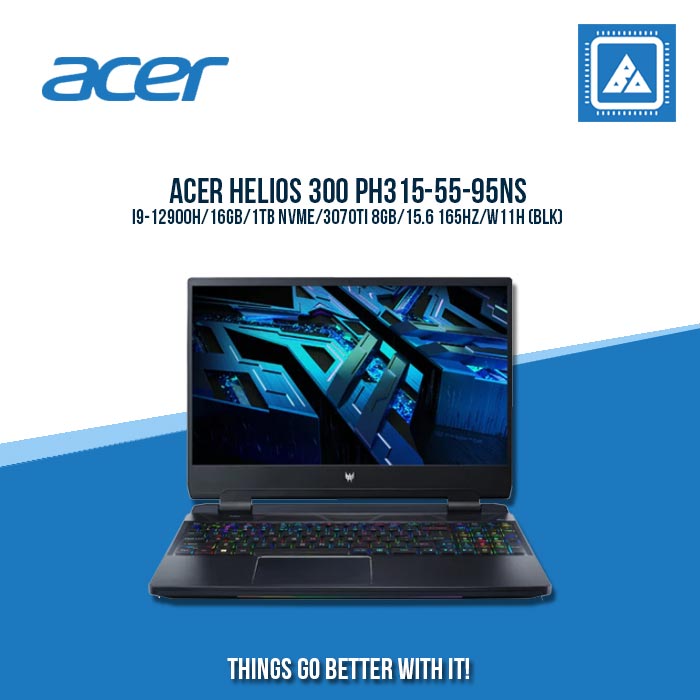 ACER HELIOS 300 PH315-55-95NS I9-12900H  | Gaming Laptop And AutoCAD Users