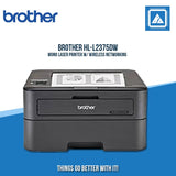 BROTHER HL-L2375DW MONO LASER PRINTER W/ WIRELESS NETWORKING