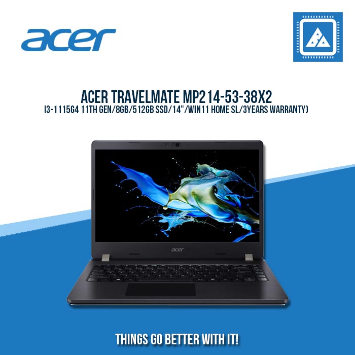 ACER TRAVELMATE P214-53-38X2 I3-1115G4 | Best For Students  Laptop