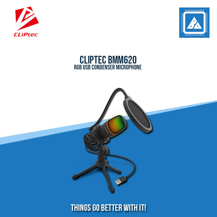 CLIPTEC BMM620 RGB USB Condenser Microphone