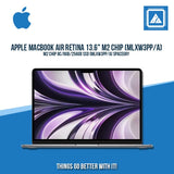 APPLE MACBOOK AIR RETINA  (MLXW3PP/A) /13.6" M2 CHIP 8C/8GB/256GB SSD | BEST FOR STUDENTS AND FREELANCERS LAPTOP