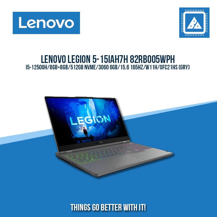 LENOVO LEGION 5-15IAH7H 82RB005WPH I5-12500H  | Gaming Laptop And AutoCAD Users