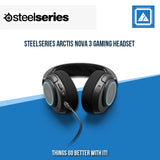 STEELSERIES ARCTIS NOVA 3 GAMING HEADSET (BLACK)